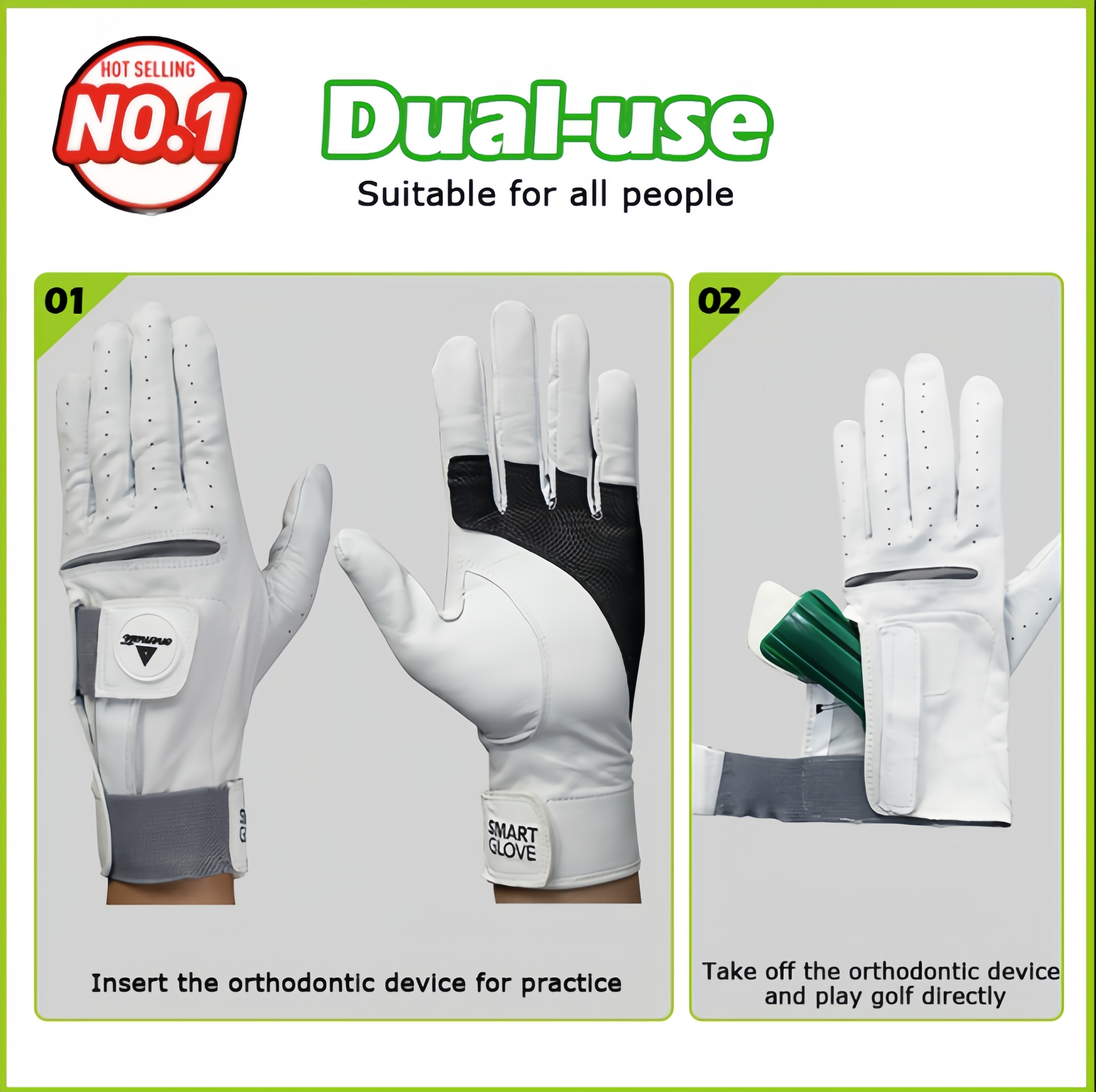 Golf Equipment Sales - Golf Smart Glove Swing Path Intelligent