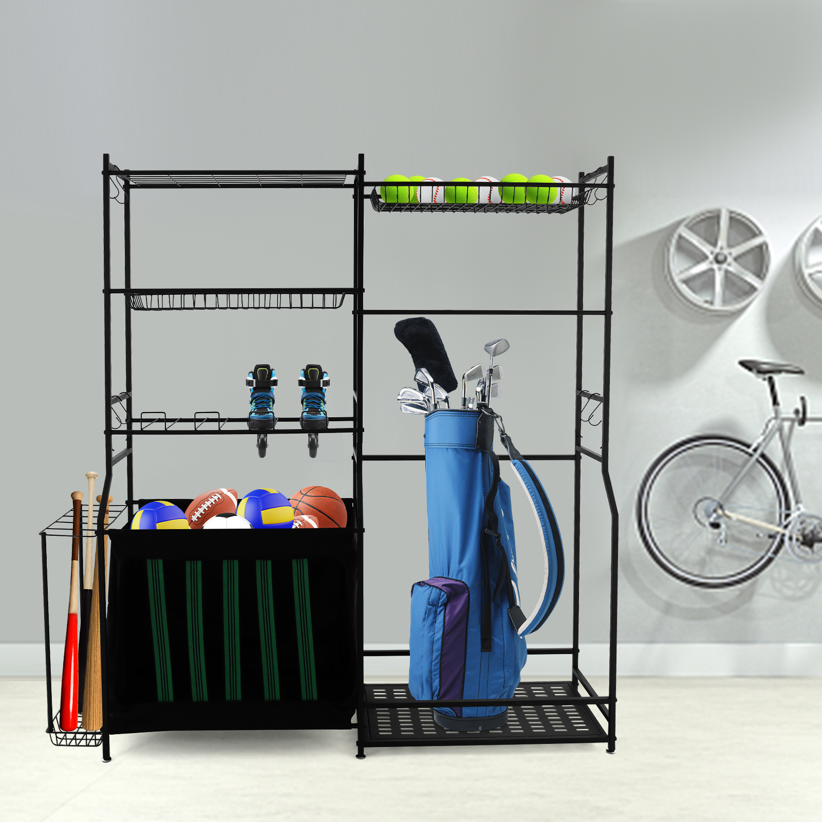 Sports Equipment Storage Rack  - Golf Equipment Holder recension och pris