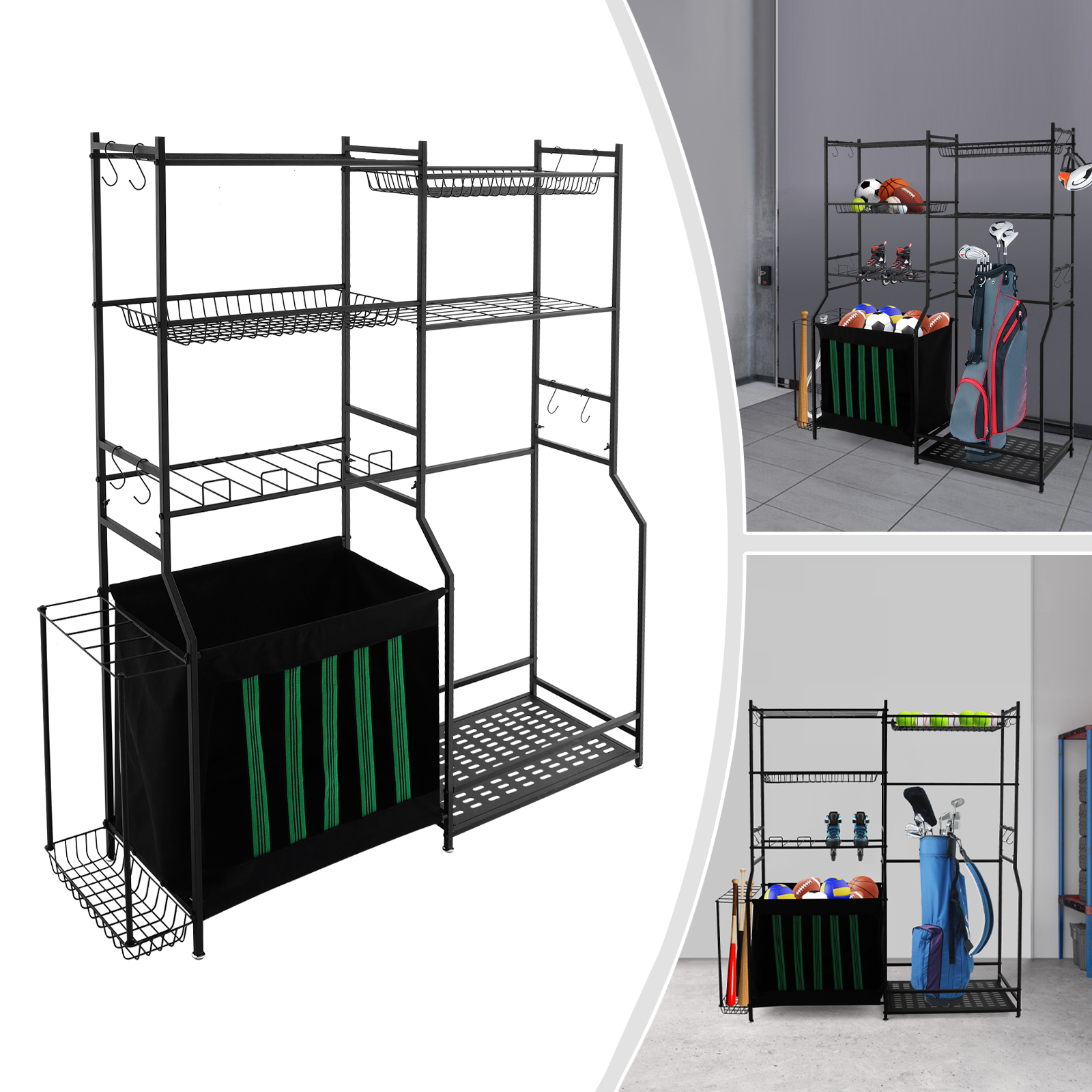 Sports Equipment Storage Rack  - Golf Equipment Holder recension och pris