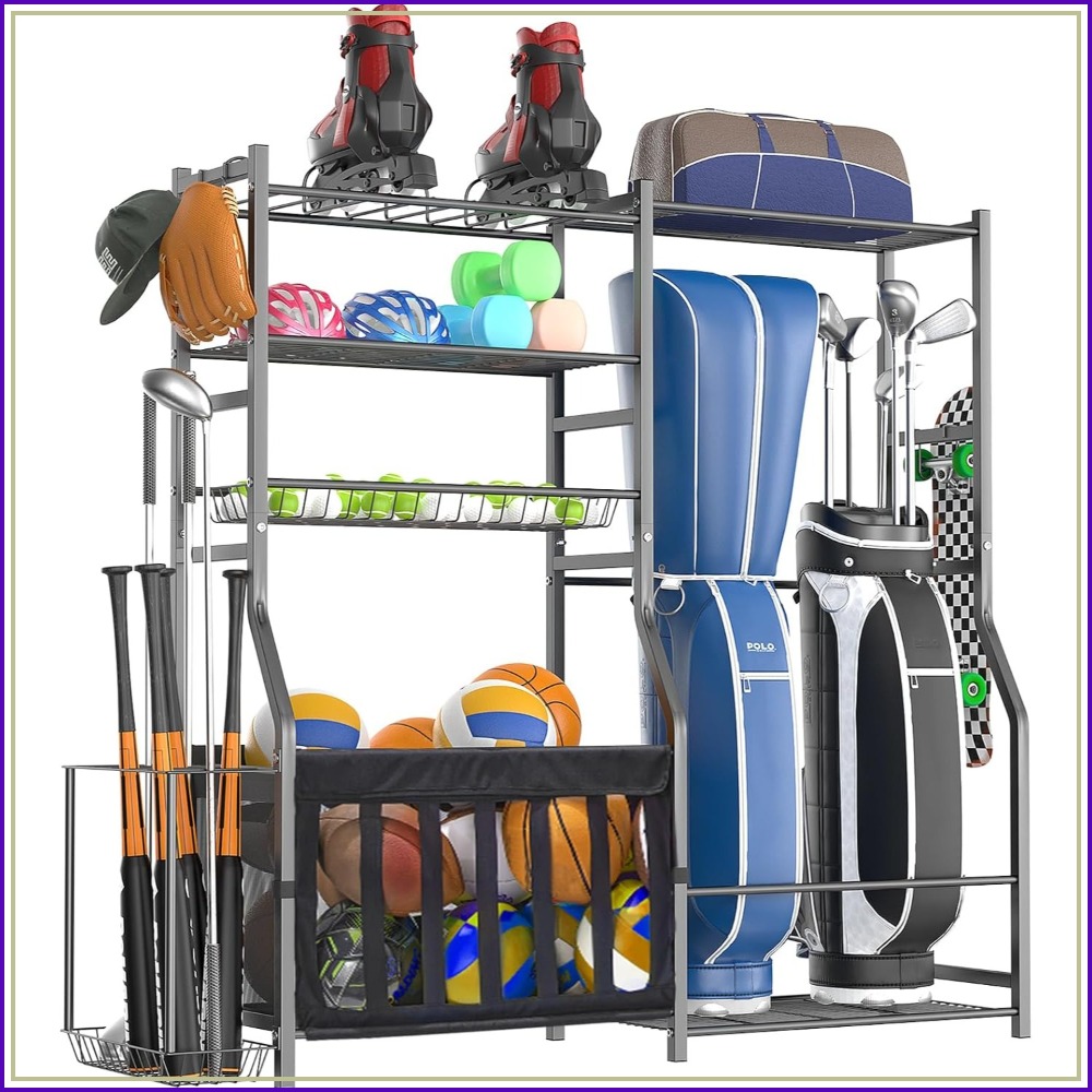 Heavy Duty Garage Sports Equip - Golf Equipment Holder recension och pris