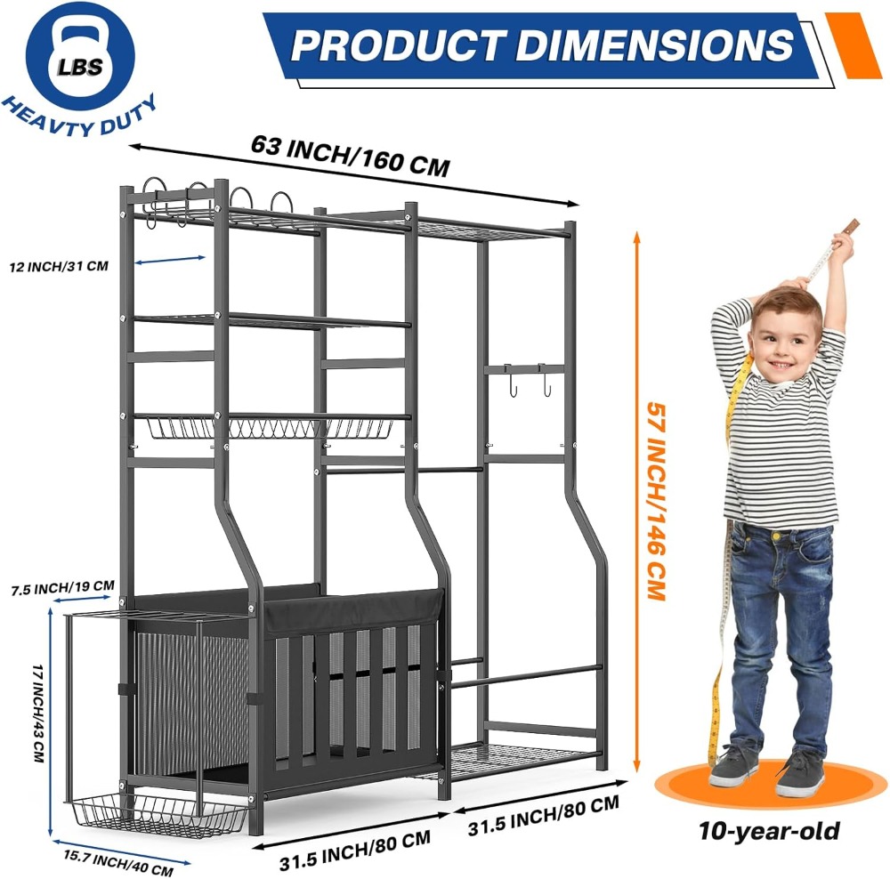 Heavy Duty Garage Sports Equip - Golf Equipment Holder recension och pris